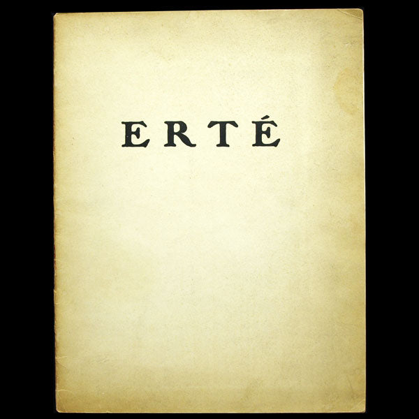 Erté, Exposition de ses Oeuvres, Hôtel Jean Charpentier, Paris, 27 mai-10 juin 1929