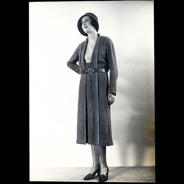 Worth - Ensemble de tweed pour 1930, tirage d'époque de Luigi Diaz
