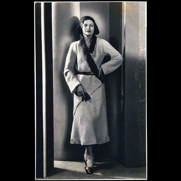 Vionnet - Manteau de tweed pour 1930