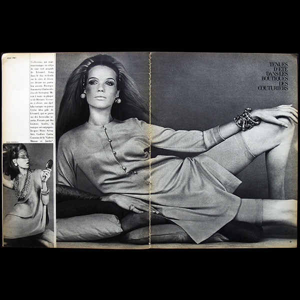 Vogue France (juin 1967), couverture de David Bailey