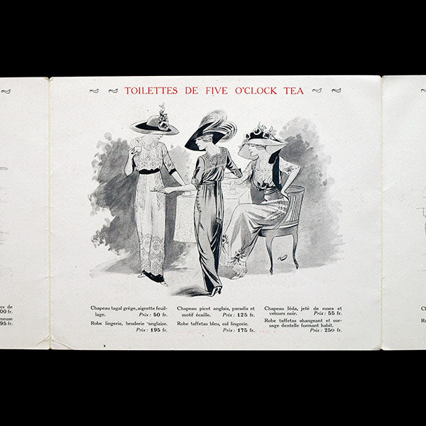 Georges Desbrosses - La Mode et la Couture, dépliant de la maison de couture (circa 1910)