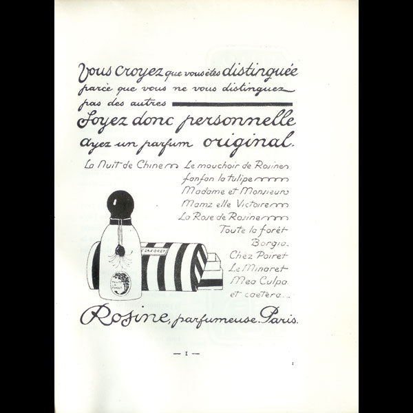 Poiret - Almanach des Lettres et des Arts (1917)