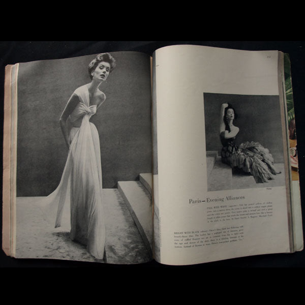 Harper's Bazaar (1952, octobre), couverture de Louise Dahl-Wolfe