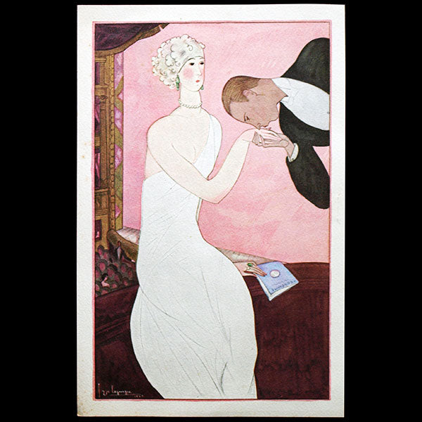 Georges Lepape - Le baise-main dans la loge (1923)