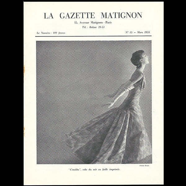 Heim - Gazette Matignon, n°15 (1955, mars), couverture d'Arsac