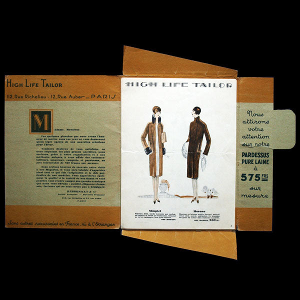 High Life Tailor, hiver 1927-1928