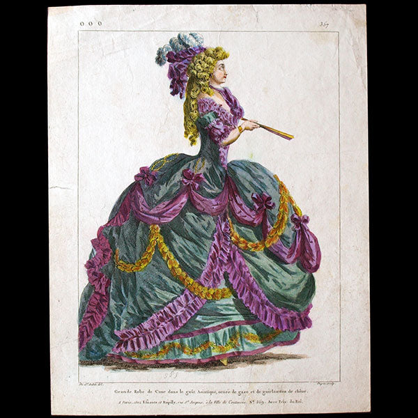 Gallerie des Modes et Costumes Français, 1778-1787, gravure n°ooo 357