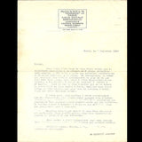Correspondance de la maison Molyneux à une de ses employées (1939-1940)