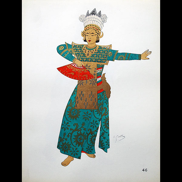 Costumes Japonais et Indonésiens, par Emile Gallois (circa 1950)
