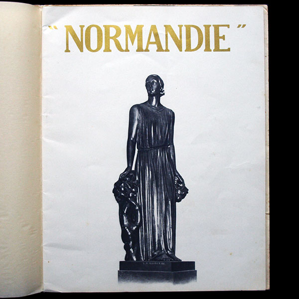 Paul Iribe - Compagnie Générale Transatlantique, Paquebot Normandie (1935)