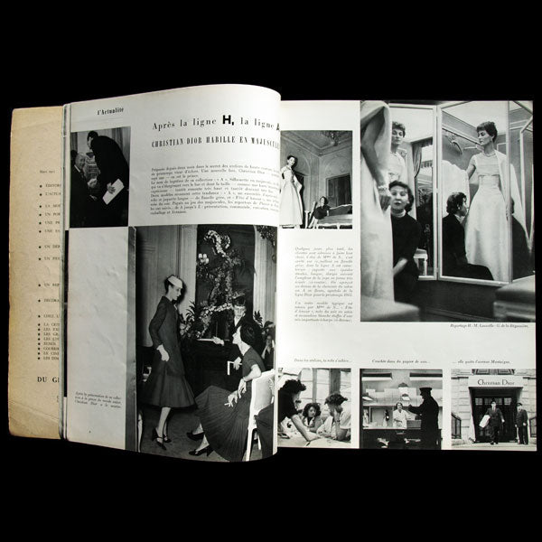 Plaisir de France - Christian Dior habille en majuscules (1955)