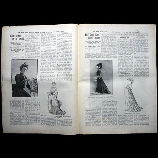 The New York Herald Fashion Supplement, June 22th 1902