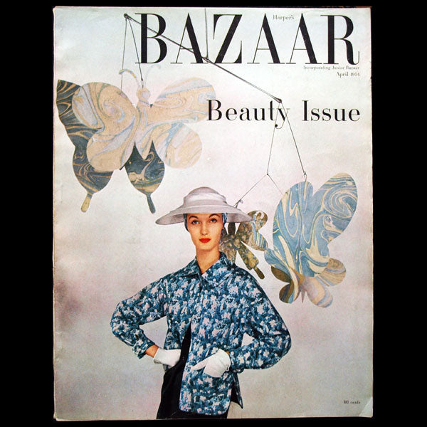 Harper's Bazaar (1954, avril), couverture de Louise Dahl-Wolfe