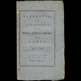 Elegantia, of tydschrift van mode, luxe en smaak voor dames - livraison de juillet 1807