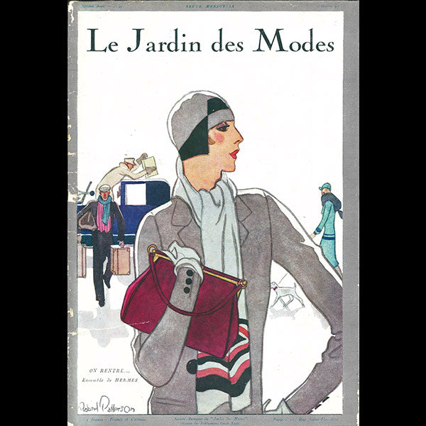 Le Jardin des Modes, n°99, 15 octobre 1927, couverture de Robert Patterson