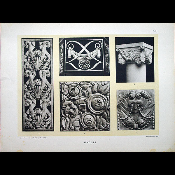 Rapin - La Sculpture Décorative Moderne, 1ère série (1926)