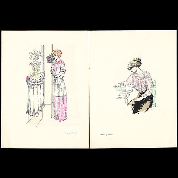 Martial et Armand - Livret de la maison de couture 13 rue de la Paix à Paris (circa 1910)