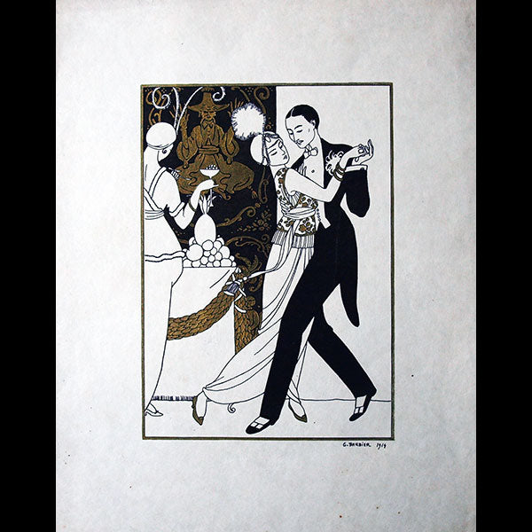 George Barbier - La Danse, tiré à part pour Modes et Manières d'Aujourd'hui (1914)