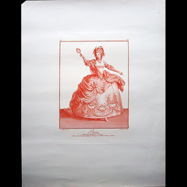 Gallerie des Modes et Costumes Français, gravure n° aa 146, Thetis (1779), copie postérieure du XXème siècle