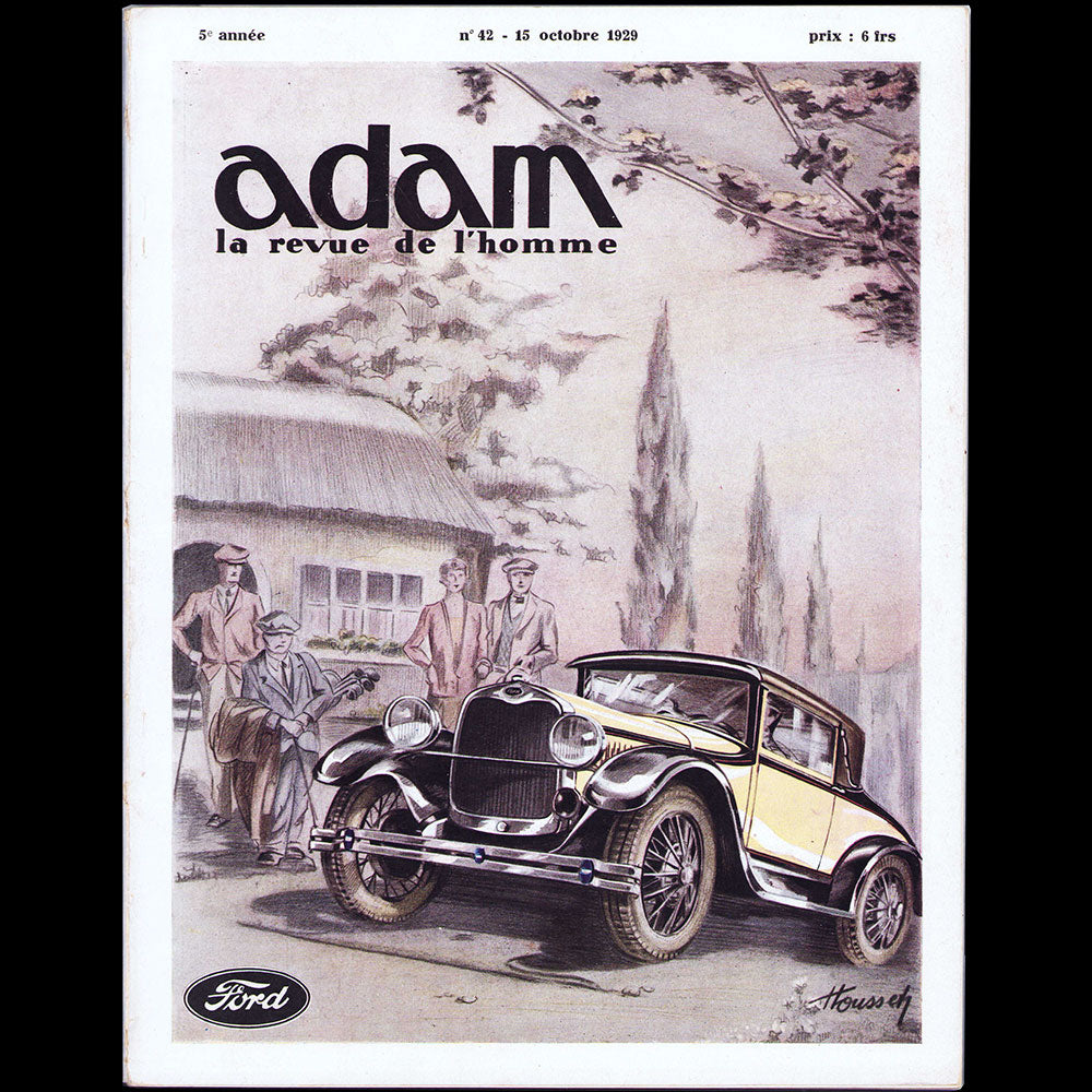 Adam, la revue de l'homme, n°42 (15 octobre 1929)