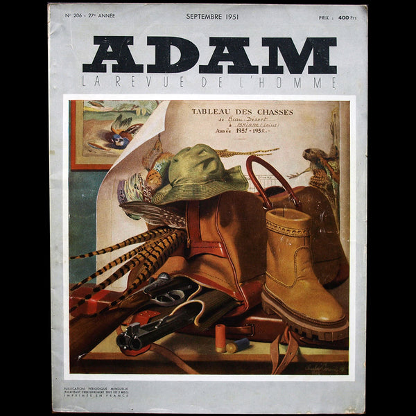 Adam, la revue de l'homme (septembre 1951)