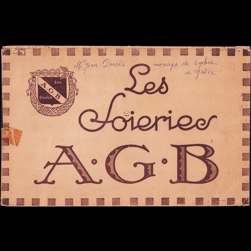 Albert Godde, Bedin et cie - Enveloppe Les Soieries AGB