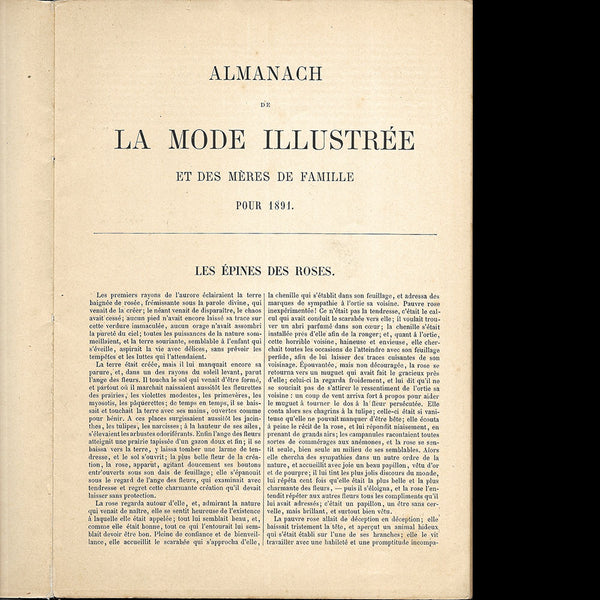 Almanach de La Mode Illustrée (1891)
