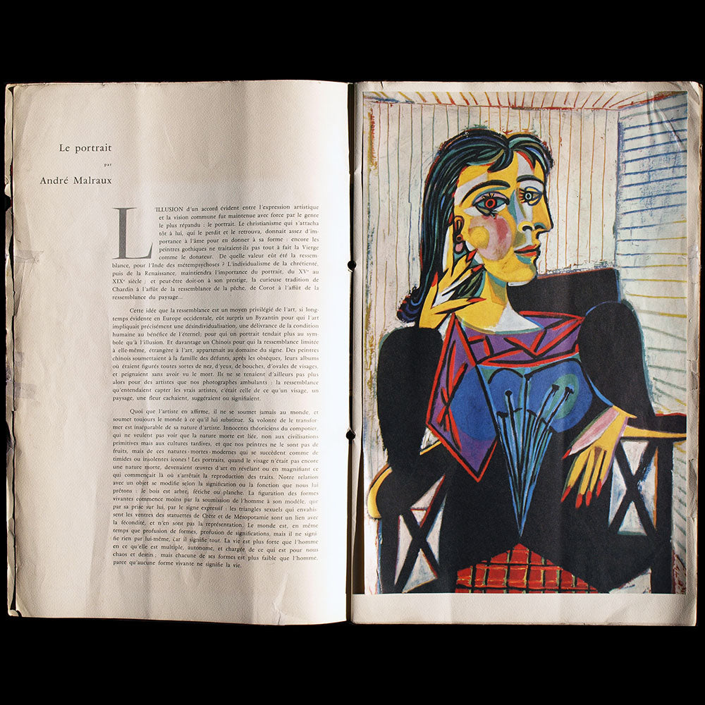 April in Paris - Programme de la soirée du 20 avril 1956, couverture de Bauchant