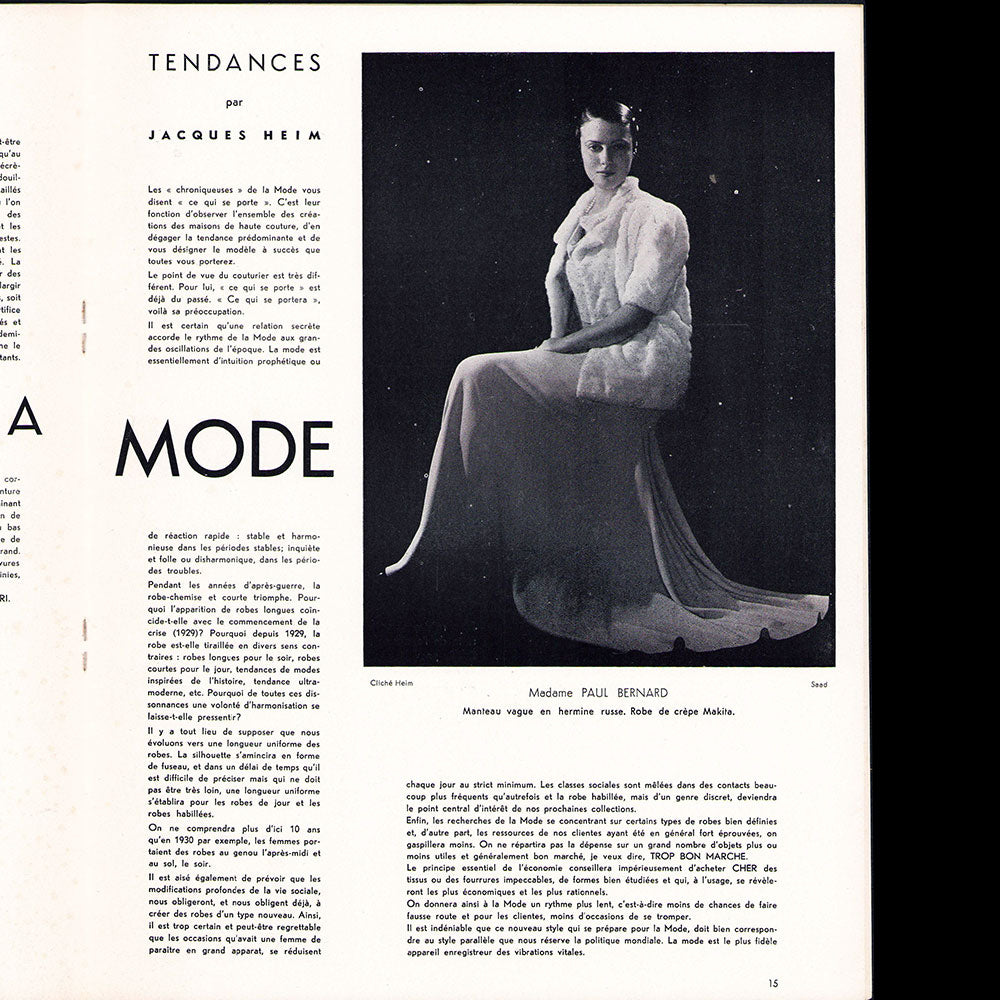 Ariane, revue de la femme - Réunion de 14 numéros de décembre 1933 à juillet 1935