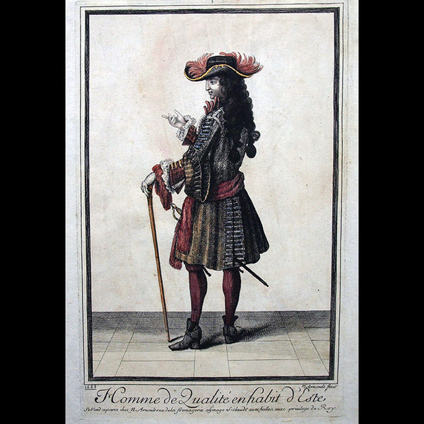 Arnoult - Homme de qualité en habit d'Esté (1688)