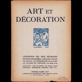 Art et décoration, l'Exposition des Arts Décoratifs, Loge d'actrice par Jeanne Lanvin (novembre 1925)