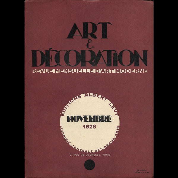 Art et Décoration, Les photographies de Man Ray (novembre 1928)