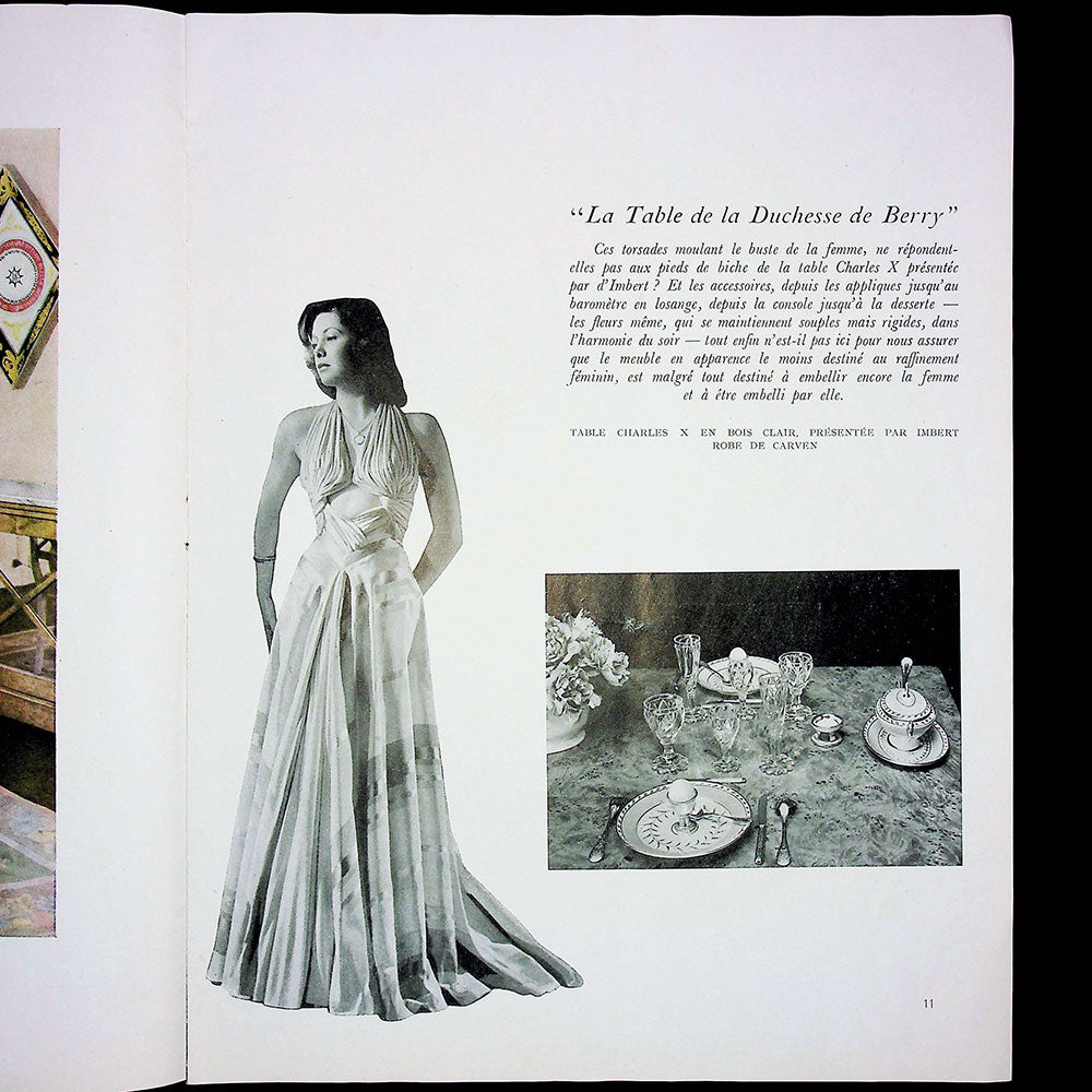 Les Arts de la Table - catalogue de l'exposition d'Art et Industrie (1946)