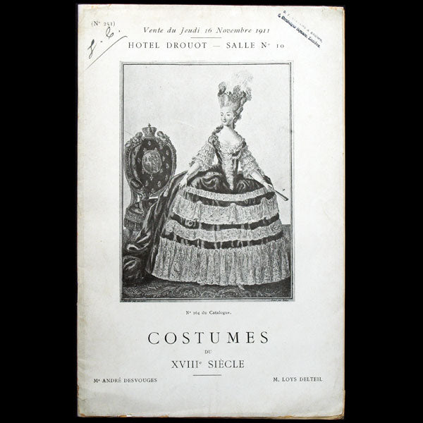 Gallerie des Modes et Costumes Français, catalogue de vente (1911)