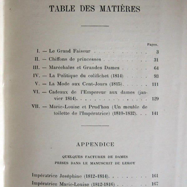 Bouchot - La Toilette à la cour de Napoléon, chiffons et politiques de grandes dames (1895)