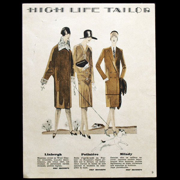 High Life Tailor, hiver 1927-1928