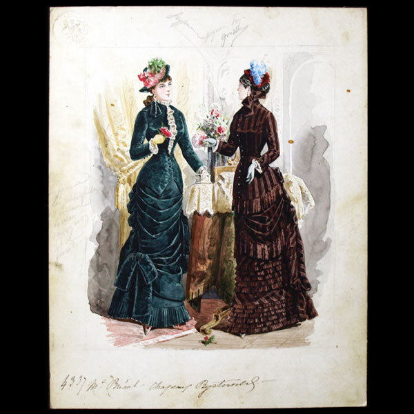 Dessin pour le Journal des Demoiselles (1881)