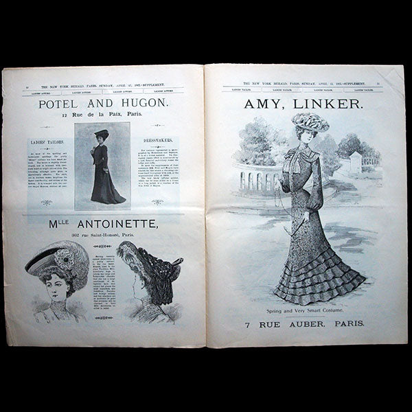 The New York Herald Fashion Supplement, April 13th 1902