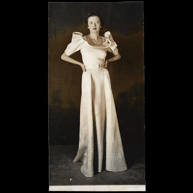 Goupy - Robe du soir portée au Bal de la Couture (1935)