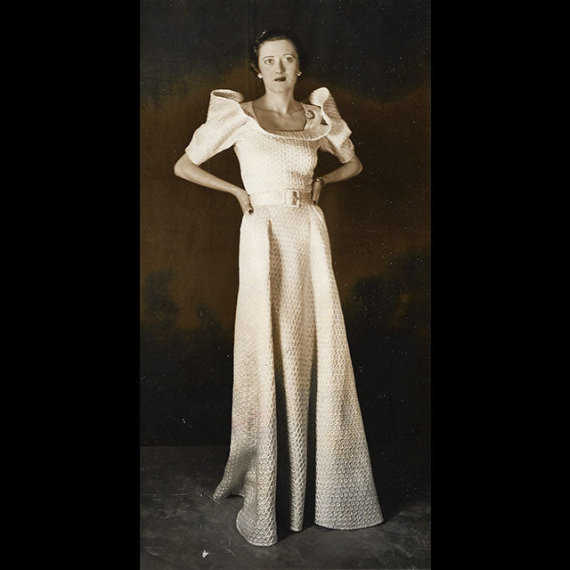 Goupy - Robe du soir portée au Bal de la Couture (1935)