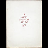 Pierre Balmain - A New French Style, illustré par René Gruau en 1946, réédition de 1985
