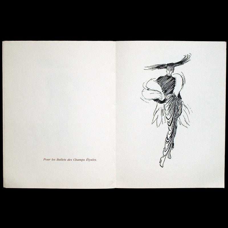 Pierre Balmain - A New French Style, illustré par René Gruau en 1946, réédition de 1985