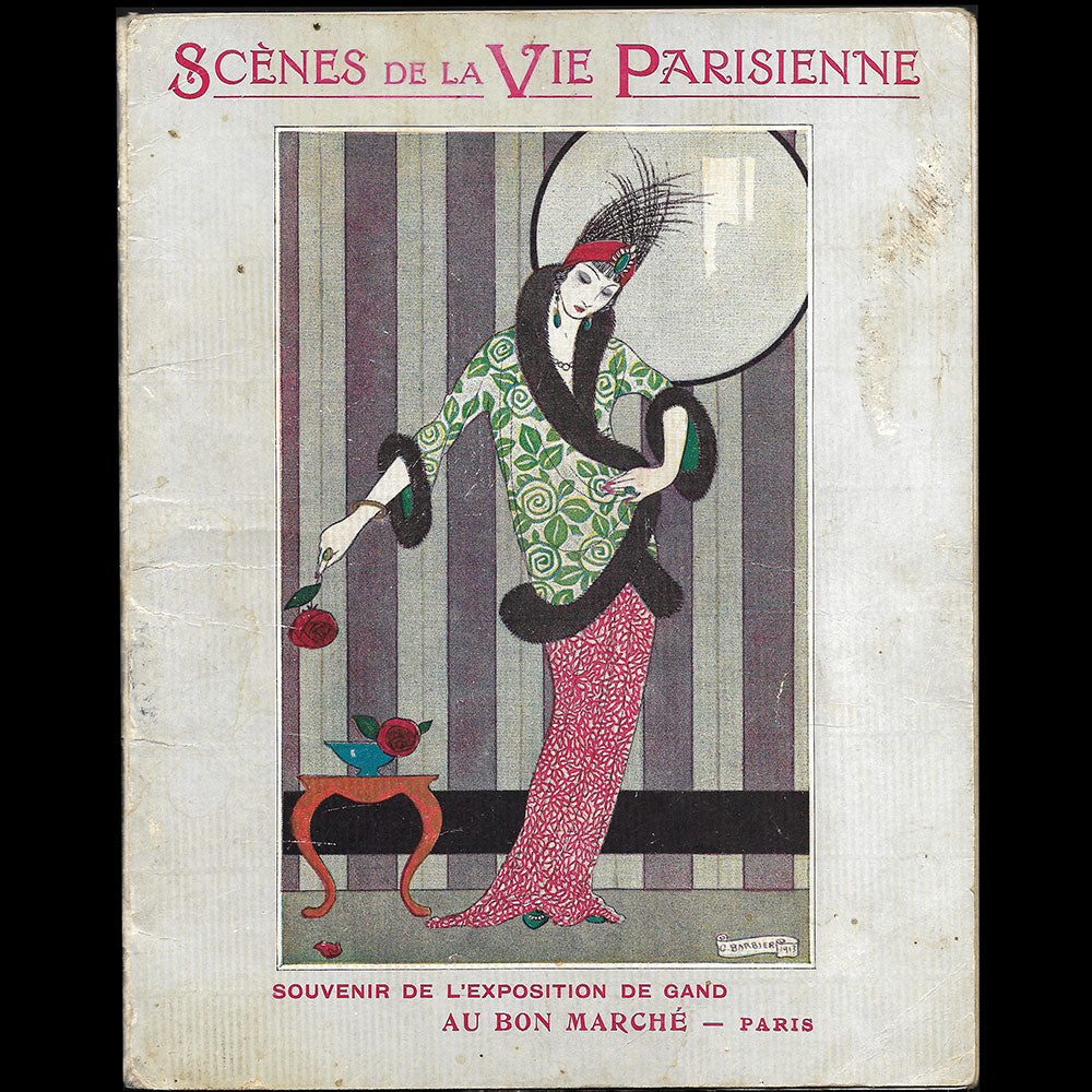 Scènes de la Vie Parisienne, Souvenir de l'Exposition de Gand, couverture de George Barbier (1913)