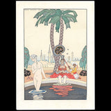 George Barbier - Le Carrosse aux deux lézards verts (1921)