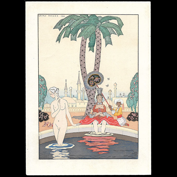 George Barbier - Le Carrosse aux deux lézards verts (1921)