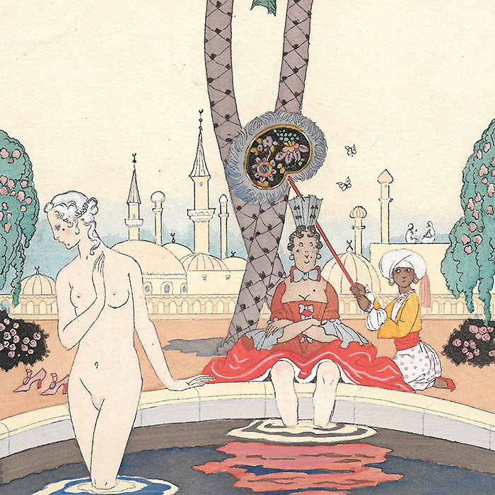 George Barbier - Le Carrosse aux deux lézards verts (1921)