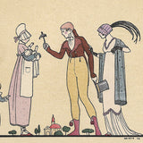 George Barbier - Le Hochet, composition pour les Chocolats Foucher (1914)