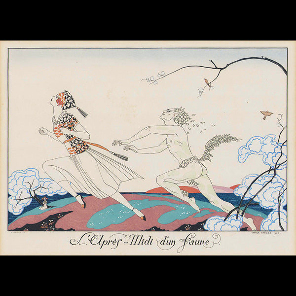 Le Bonheur du Jour ou les Grâces à la mode : L'Après-Midi d'un Faune par George Barbier (1924)