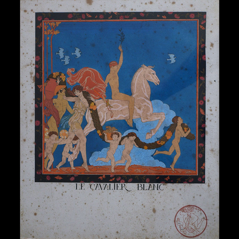 George Barbier - Le Cavalier Blanc (1917)