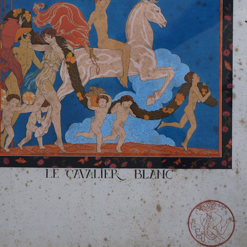 George Barbier - Le Cavalier Blanc (1917)